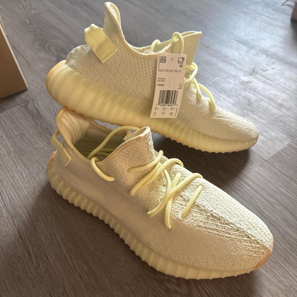 Yeezy Men's Sneakers - Soft Yellow